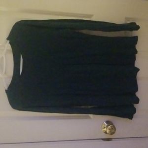 Long Sleeve Top, Liz Lange Maternity, XXL, Dark Green